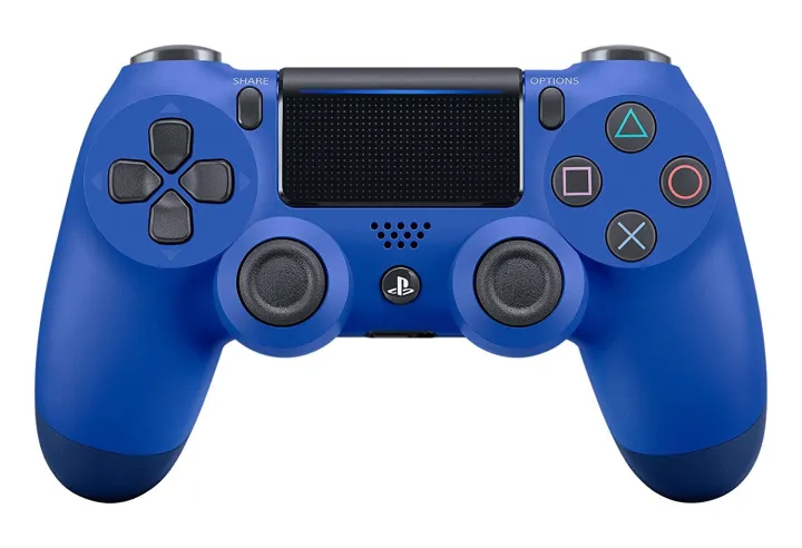 STIK PS4 BLUE OP SUPER DOUBLE LED NEW MODEL CUH-ZCT2U WIRELESS ...