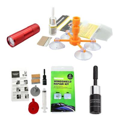 Windshield Crack Repair Kit Liquid Glass Repair Kit Fluid Filler Scratch Remover for Glasses Repair Liquid Automotive Glass Windscreen Tool for Chips Cracks &amp; Star-Shaped Crack liberal