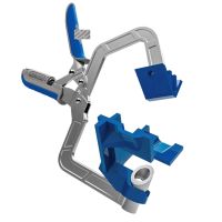 Aluminum Alloy T Corner Jig Clamp With Lock Woodworking Pocket Screw Hole Adjustable 5-30mm Board