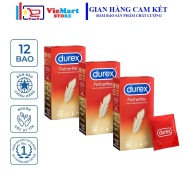 HCMBộ 2 Hộp Bao cao su Durex Fetherlite 12 bao hộp + Tặng 1 Hộp cùng loại