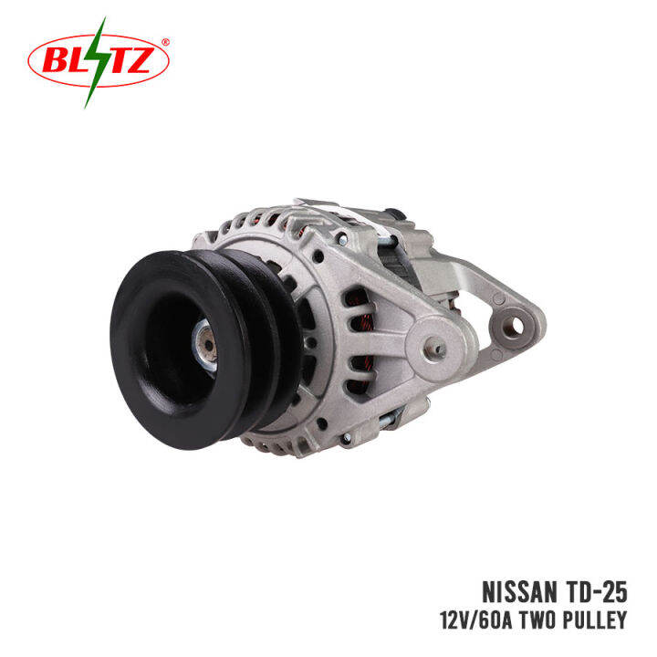 Nissan Td 25 Bd25 Frontier Qd32 Alternator Assembly 12v 60a Two