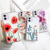 เคสนิ่มสำหรับ Huawei,เคสโทรศัพท์โปร่งใสดอกไม้สำหรับ P40เคส P Smart Plus Honor 70 5G 50 10X 20S 9C 9A 30S 60