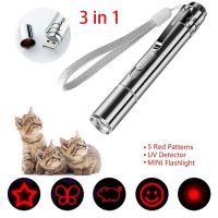 Cat Toy 3 in 1 USB Rechargeable Funny Cat Chaser Toys Mini Flashlight Laser LED Pen Light Cat Light Pointers Dropshipping Toys