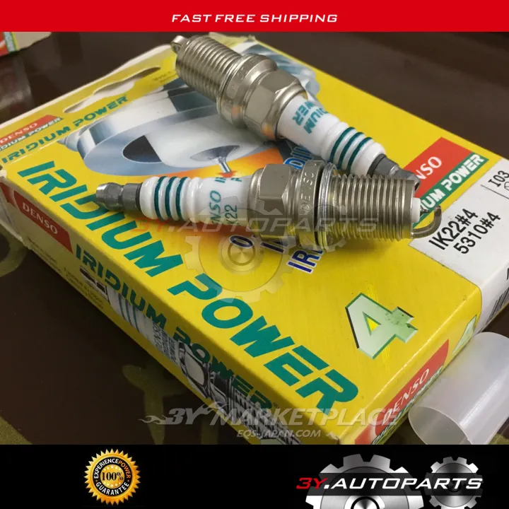 NEW IK22 DENSO (4's) IRIDIUM POWER SPARK PLUG IK22 #5310 | Lazada PH