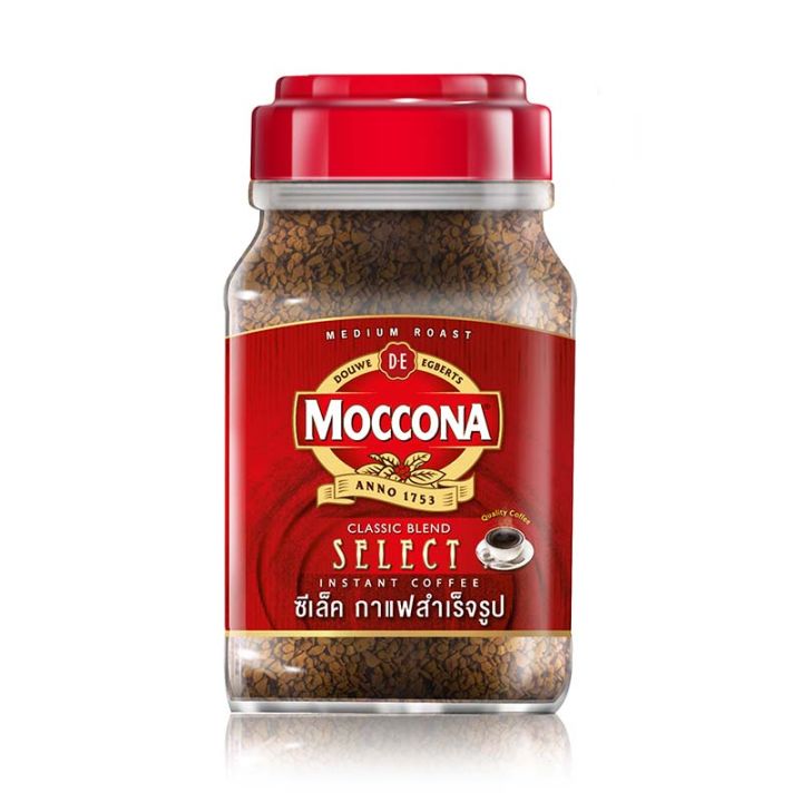 Moccona Instant Coffee Classic Blend Select 190g.มอคโคน่า ซีเล็ค กาแฟสำเร็จรูป 190 กรัม