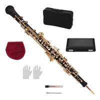 Muslady Professional Oboe C Key Semi-automatic Style Gold-plated Keys set