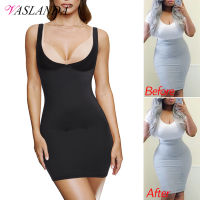 Women Shaperwear Seamless Full Slips for Under Dresses Tummy Control Underskirts Slimming Underwear Smooth Camisole Body Shaper