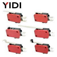 V-15 V-151 V-152 V-153 V-154 V-155 V-156-1C25 Micro Switch 16A 250VAC SPDT Momentary Travel Limit Switch 1NO1NC Lever Roller