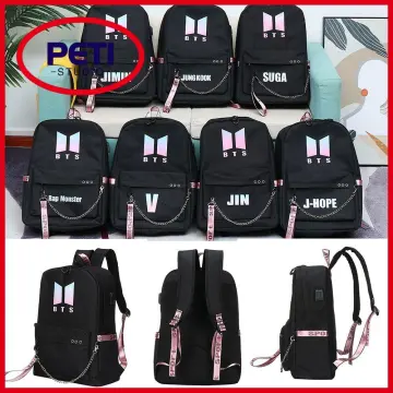 Casual Backpack BTS K-POP JIMIN, SUGA, JIN, V and Jungkook - BTS-bag7