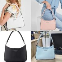 GUESS Curtin Top-Zip spring and summer zipper pocket twist flower shoulder strap shoulder bag hand armpit bag