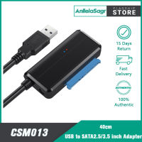 AnllelaSagra USB สาย SATA USB 3.0ถึง Sata Adapter คอมพิวเตอร์สายสูงสุด5 Gbps รองรับ2.5/3.5นิ้ว External SSD HDD Hard Driv