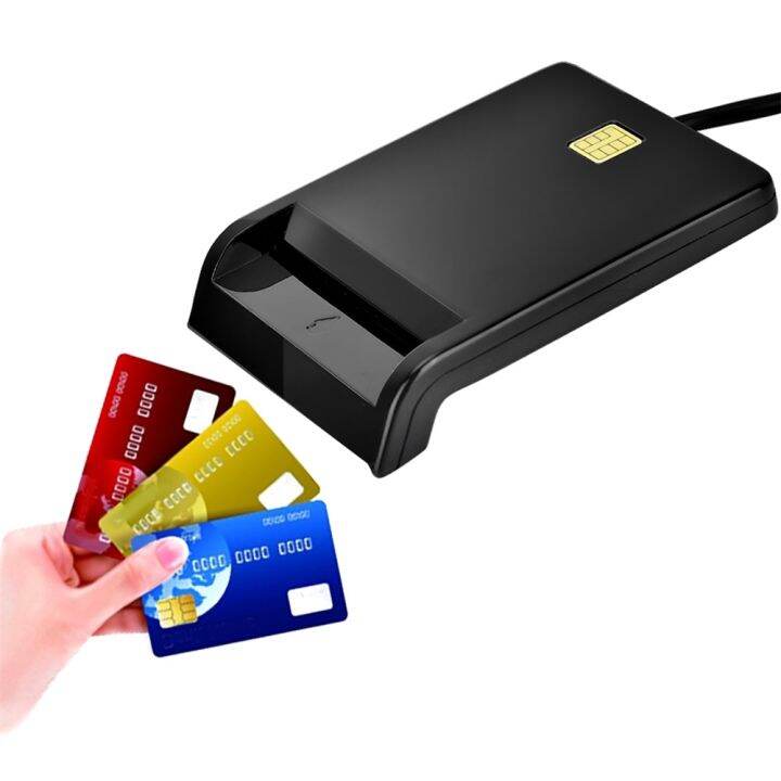 Sim Smart Card Reader Bank Card IC/ID Emv Tf Mmc Card Readers Usb-Ccid ...