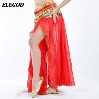 ❏♦ Women Belly Dance Elegant Split Skirt Oriental Bellydance Indian Dance Performance Costume Dance Training Suit Goddess Clothing