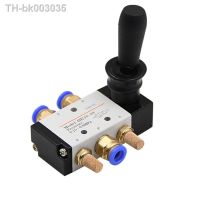 ♤ 4H210-08 5 Port 2 Pos 1/4 quot; PTHand Lever Operated Control Pneumatic Manual Valve w Muffler and Quick Fitting