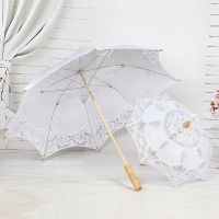 【CC】 Cotton Beach Umbrella Wedding Photography Props Parasol