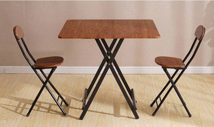 ชุดโต๊ะ-พร้อมเก้าอี้-พับได้-ชุดโต๊ะ-โต๊ะไม้-1-ตัว-เก้าอี้-2-ตัว-yf-3333
