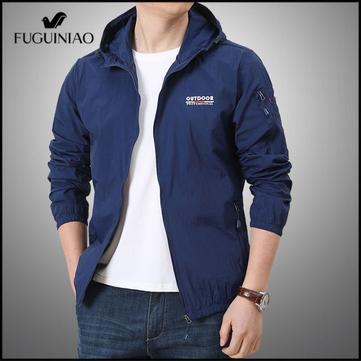 fuguiniao-ฤดูร้อนแจ็คเก็ตบางสนามเดินป่าภูเขาแจ็คเก็ต-windproof-คลุมด้วยผ้าแจ็คเก็ตแห้งเร็ว