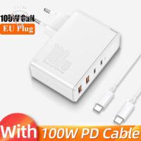 OPBWQH สมาร์ทโฟน 1ชิ้น ปลั๊ก EU/US เข้ากันได้ 2C + 2U USB Type C ชาร์จเร็ว ที่ชาร์จ Gan Pd ชาร์จเร็ว ที่ชาร์จโทรศัพท์