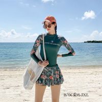 *Minnie Bikini Collectionใหม่* ชุดว่ายน้ำหญิง B706 (2ชิ้น) M-3XL กัน UV 50%