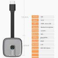 2.4กรัม5กรัม1080จุด4พันสำหรับ MiraScreen จอแสดงผล HDMI เข้ากันได้ไร้สาย WiFi แสดงทีวี Dongle สำหรับ Ios Android กระจกหน้าจออะแดปเตอร์