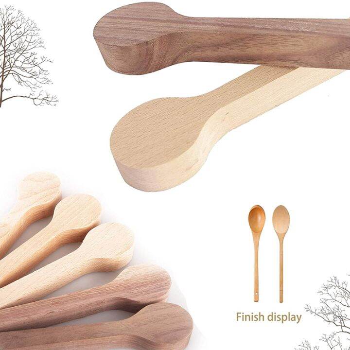 5-pcs-wood-carving-spoon-blank-beech-and-walnut-wood-unfinished-wooden-craft-whittling-kit-for-whittler-starter