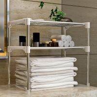 【CW】 Microwave shelf 2 levels  kitchen organizer storage bathroom book shoes WJ11056