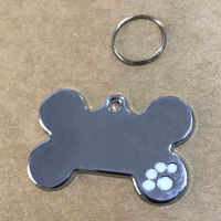 1Pc Pet แกะสลัก ID Name Tag Collar ทรงกระดูกน่ารักจี้ป้ายชื่อสำหรับสุนัข Puppy