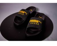 PUMA Comfycat Suede Slides รองเท้าแตะชาย-หญิง สีดำ