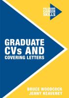 หนังสืออังกฤษใหม่ Graduate CVs and Covering Letters (Career Skills) [Paperback]