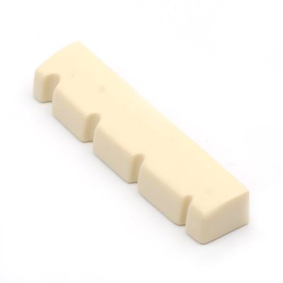 50pcs Ivory Plastic R400 42x6x9-8MM 4 String Bass Bridge Nut Bass Electric Guitar Parts