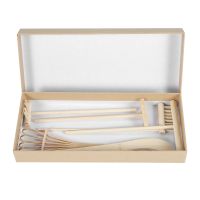 Mini Japanese Zen Garden Rake Bamboo Tool Set, Wooden Sandbox Sand Play Therapy Toy Kit for Spiritual Peace Meditation