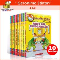 (In Stock) การผจญภัยของเจ้าหนู Geronimo Stilton 1-10 (10 books) Full colour Scholastic