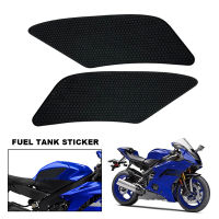 Fit สำหรับ Yamaha YZFR6ถัง Pad Protector สติกเกอร์ YZFR 2017 2018 2019 2020 2021รถจักรยานยนต์ด้านข้างแก๊สเข่า Traction Pads