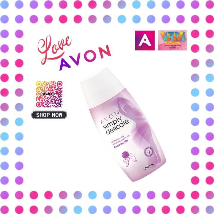 AVON Feminine Simply Delicate PH Balanced Calming With Chamomile 200ml
