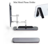 Mini Metal Folding Phone Holder Universal Invisible Foldable Mobile Phone Stand Mount Aluminum Alloy Phone Holder for Smartphone