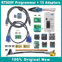 100 โปรแกรมเมอร์ RT809F เดิม + 15อะแดปเตอร์ ISP โปรแกรมเมอร์ LCD SOP8 IC คลิปทดสอบอะแดปเตอร์1.8Vสาย EDIDอะแดปเตอร์ TSSOP8