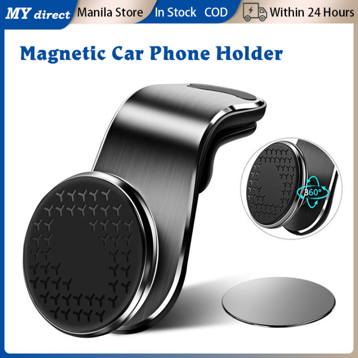 Magnetic Car Phone Holder – Air Vent Mount w/ 360° Rotation