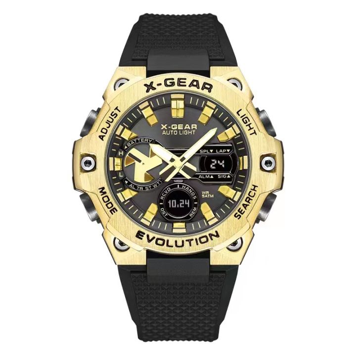แบรนด์-x-gear-ใหม่-แฟชั่นสปอร์ต-นาฬิกาผู้ชายแท้-กันน้ํา-สายยาง-นาฬิกาผู้ชาย-รุ่น-3993p