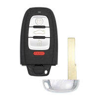 CN008088 Aftermarket 4 Button Keyless Remote For A-udi A6 2012-2016 Key Fob Part No 8T0.959.754 M FCC ID IYZFBSB802 HITAG Chip