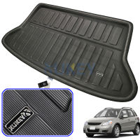 [unji]พรมกระโปรงหลังรถท้ายรถบรรทุกสำหรับ SUZUKI SX4 Hatchback SEDICI ที่รองเท้า2006-2013ถาดป้องกันพรมปูพื้น2007 2008 - 2011 2012