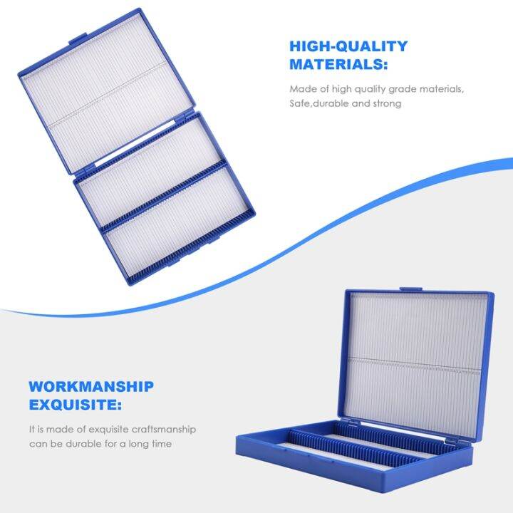 royal-blue-plastic-rectangle-hold-100-microslide-slide-microscope-box