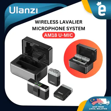 Ulanzi U-Mic AM18 Wireless Lavalier Microphone System A018GBB1