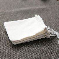 10Pcs Reusable Drawstring Cotton Filter for Herbal Loose Leaves Spice