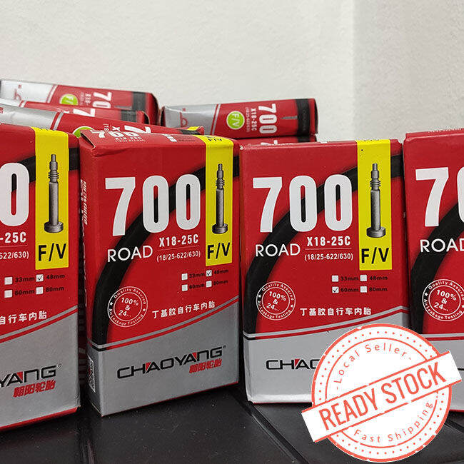 Chaoyang Inner Tube 700 X 1825C Presta Bicycle Basikal Tiub Road Bike