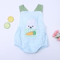 0-3T Ester Baby Girl Clothes Newborn Jumpsuit Childrens Costumes 2023 Boys With Rabbit Embroidery Bodysuits One-pieces Bluey