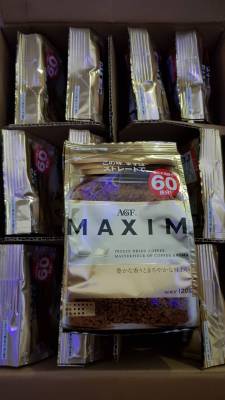 [พร้อมส่ง] AGF Maxim Gold Freeze Dried Coffee กาแฟแม็กซิม ห่อทอง สูตรกลมกล่อม 120 กรัม