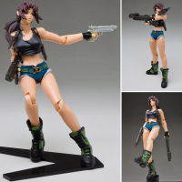 Model โมเดล งานแท้ 100% Kaiyodo Revoltech Yamaguchi จากการ์ตูนเรื่อง Black Lagoon จารชนพันธุ์นรก Revy เลวี่ Ver Original from Japan Figma ฟิกม่า Anime ขยับแขน-ขาได้ อนิเมะ การ์ตูน มังงะ Doll ตุ๊กตา สั่งและนำเข้าจากญี่ปุ่น manga Figure ฟิกเกอร์