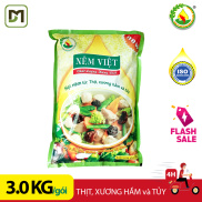 Gói lớn 3KG Hạt nêm Việt từ thịt, xương hầm và tủy - Nêm Việt hảo hạng