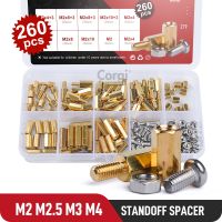 M2 M2.5 M3 M3 M4 Brass Standoff Kit Hex Column Spacer Screw Motherboard Standoffs Spacers Nut Male Female for PCB Circuit Board