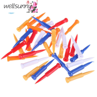 Wellsunny พลาสติกแท่นตั้งลูกกอล์ฟ35ชิ้นควบคุมความสูง68มม.